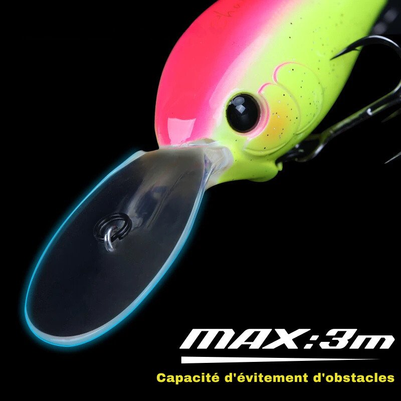 Leurre de Pêche "Chaser 60F" Crankbait à longue bavette