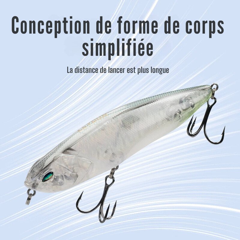 Leurre de Pêche de Surface Stickbait Flottant