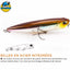 Leurre de Pêche de Surface Flottant Stickbait Pencil 85mm 10.5g